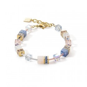 Bracelet GeoCUBE® Iconic Coeur de Lion Precious bleu clair