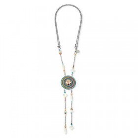 Collier Coeur de Lion Amulette Boho Multi Wear multicolour spring