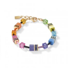 Bracelet GeoCUBE® COEUR DE LION  multicolore rainbow gold