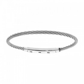 Bracelet Cable & Acier, Référence E12416