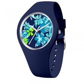 Montre ICE FLOWER-MIDNIGHT LIME-SMALL