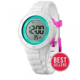 Montre ICE DIGIT-WHITE TURQUOISE SMALL