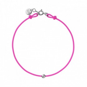 Diamond bracelet - Neon pink