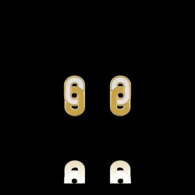 Boucles d’Oreilles Bicolores Maillons STYLES