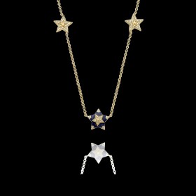 Collier LÉGENDE Étoile Bleue