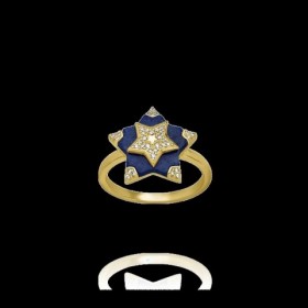 Bague LÉGENDE Étoile Bleue