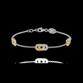 Bracelet STYLES Maillons Bicolores