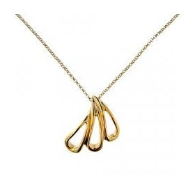 Collier Plaqué Or PALMY TRI GM- 45cm