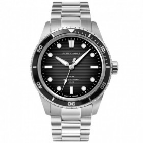 Montre Homme INTI Argenté Cadran Gris Bracelet Acier