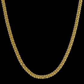 COLLIER ACIER DORE