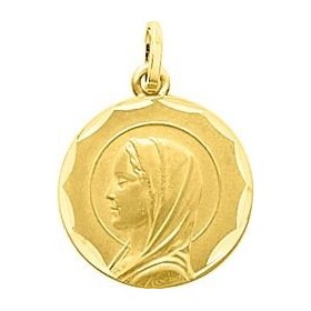Medaille Or jaune 750 Millièmes Vierge
