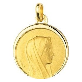 Médaille Or Jaune 750 Millièmes, Vierge, référence 28916